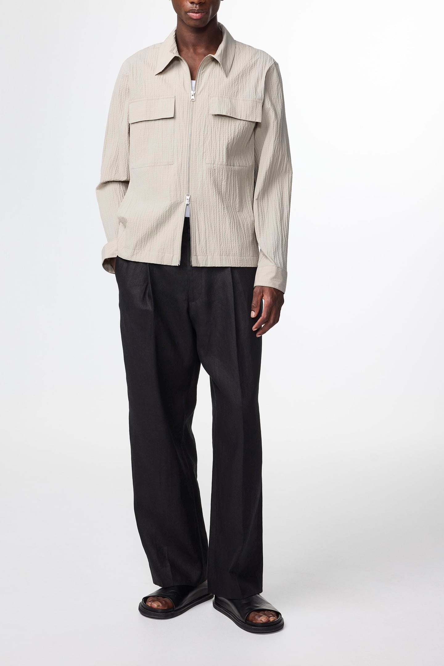 NN.07 Alban 5721 Fog Maat: XXL | Lichte Jassen Outlet | Heren | Beige