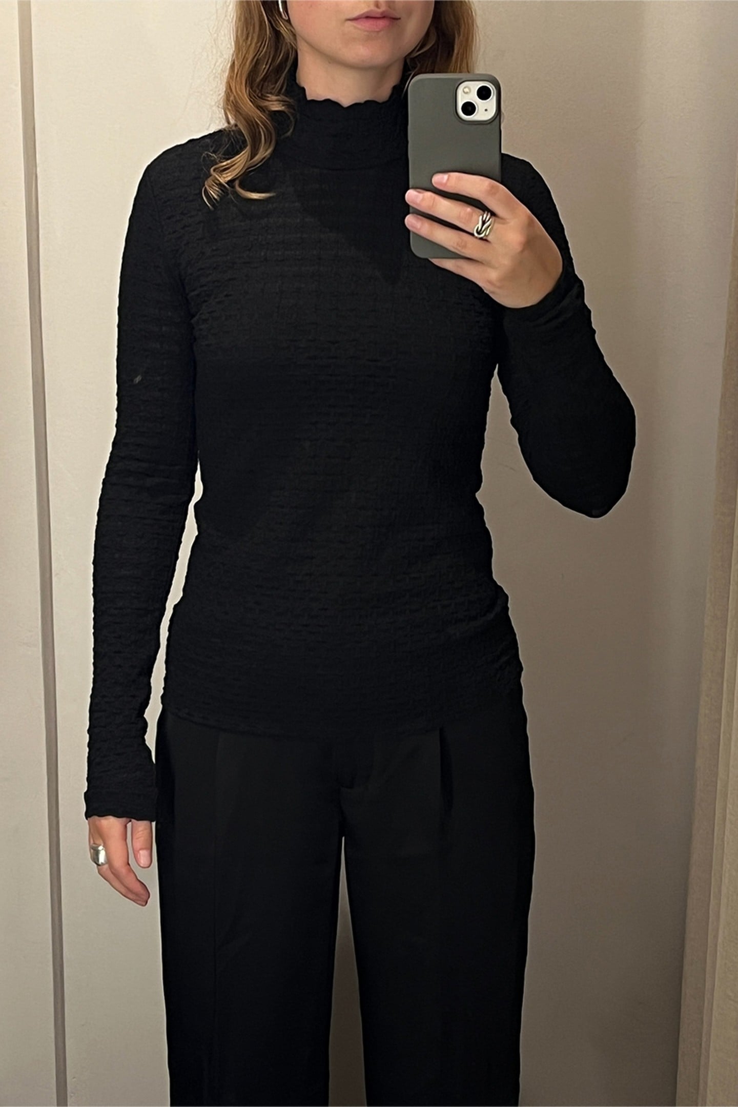 DANTE6-ZANE STRUCTURED LAYERING TOP RAVEN 2