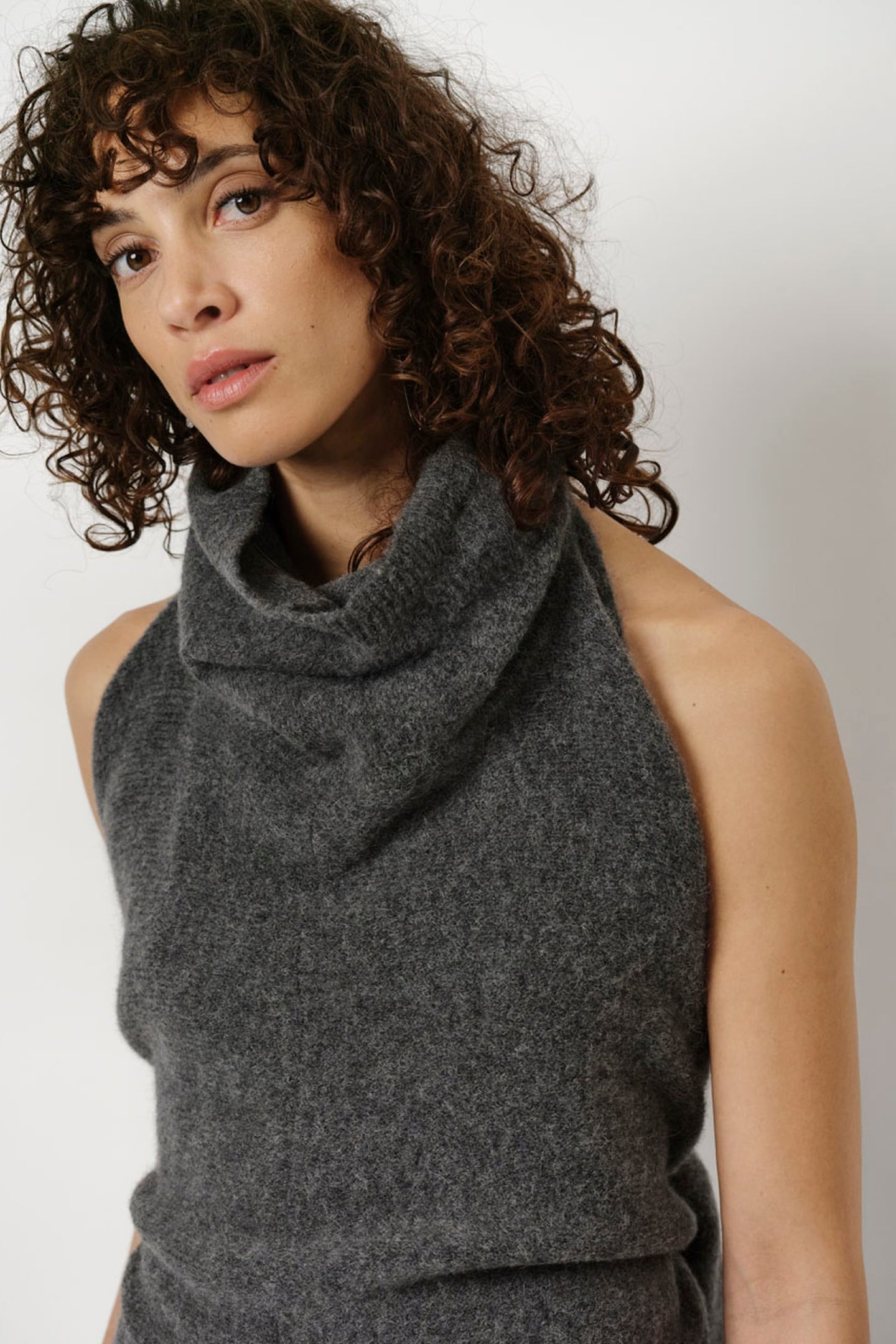 DANTE6-SALESSY CARDIGAN GRAPHITE 1