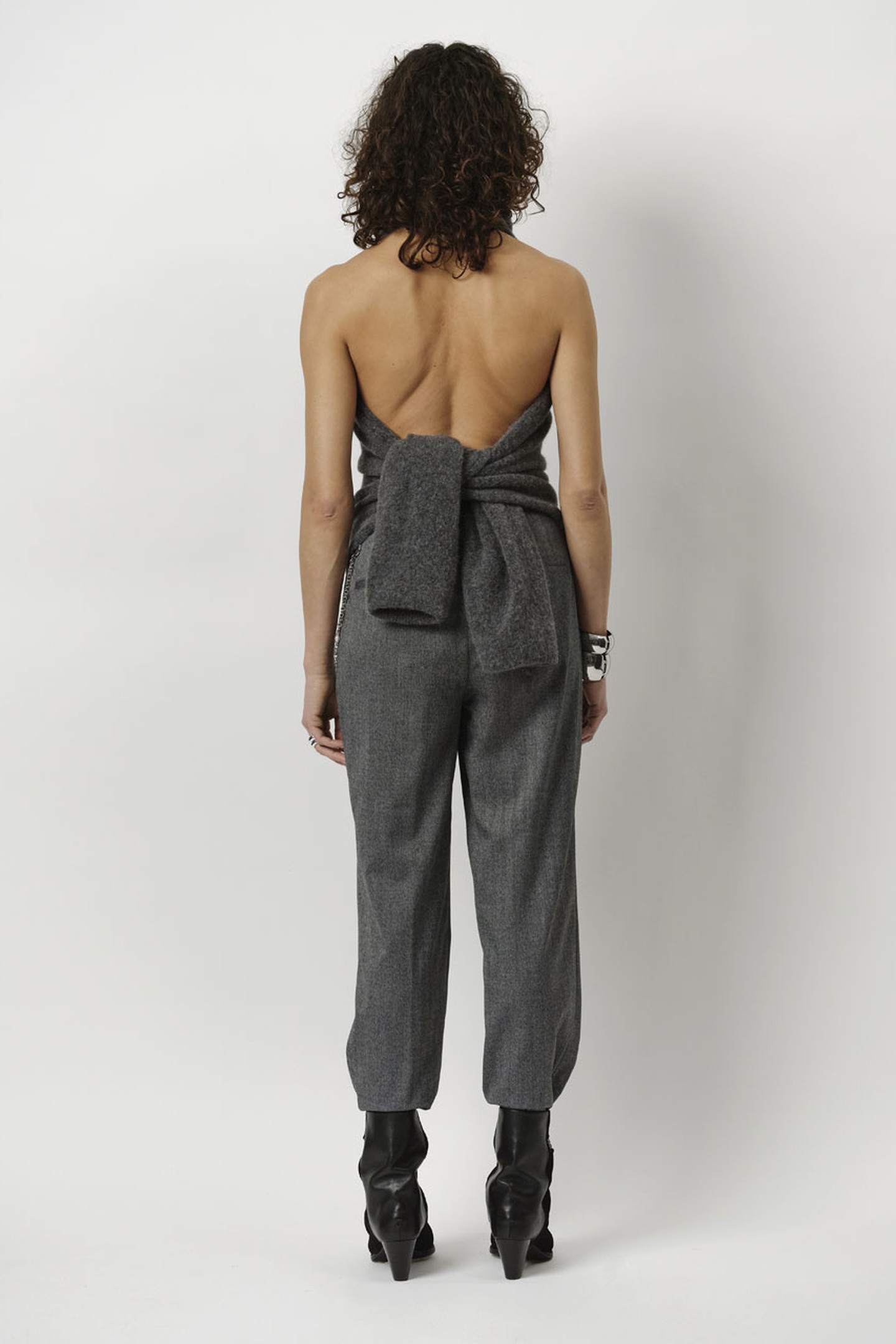 DANTE6-SALESSY CARDIGAN GRAPHITE 3