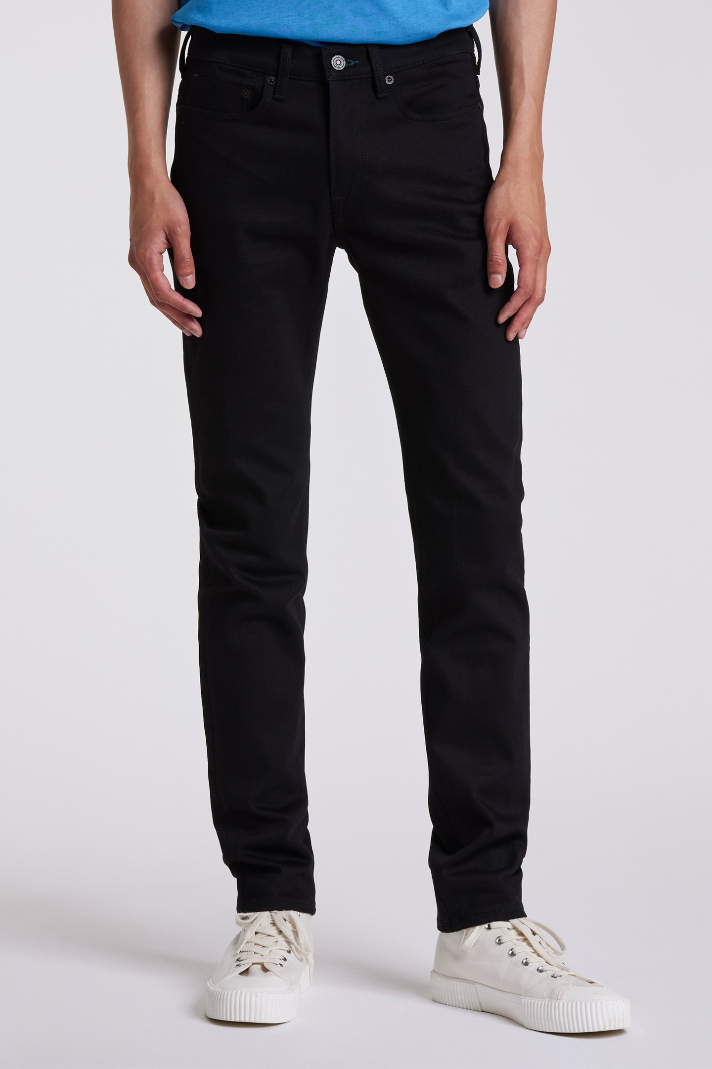 Paul Smith Mens Slim Fit Jean Un Washed Raw Maat: W31 R | Slim Jeans Outlet | Heren | Zwart