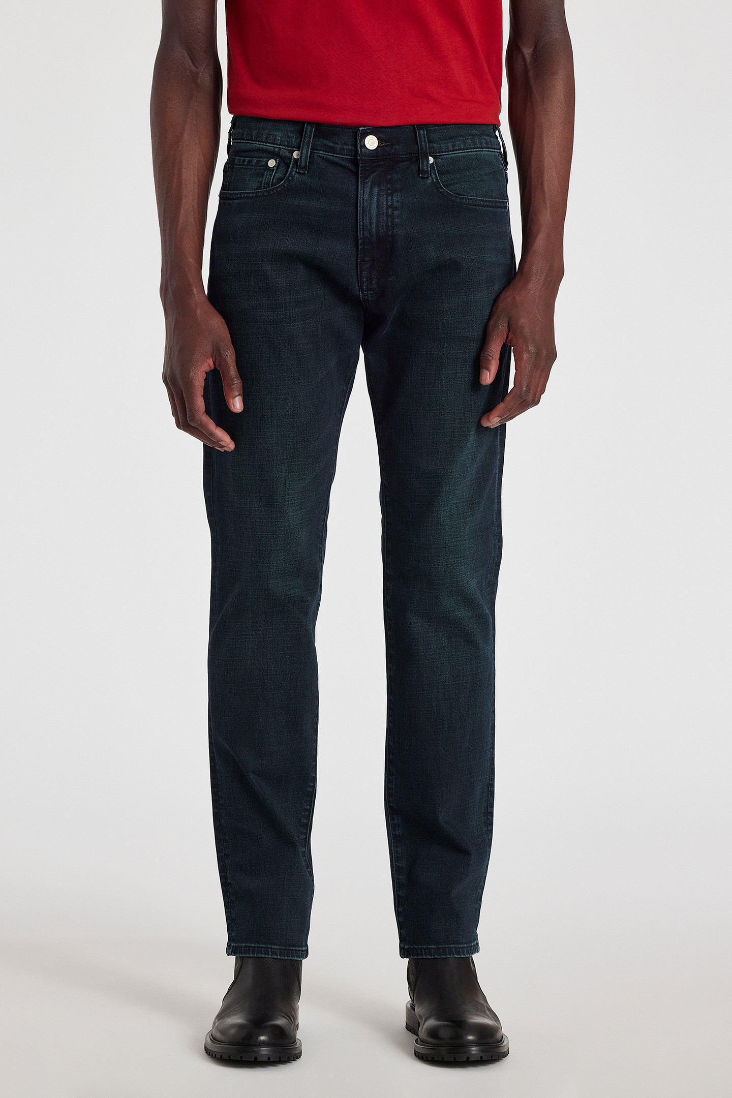 Paul Smith Mens Slim Standard Fit Jean Over Dyed Navy + Wash Size: W36 S | Slim Outlet | Heren | Blauw