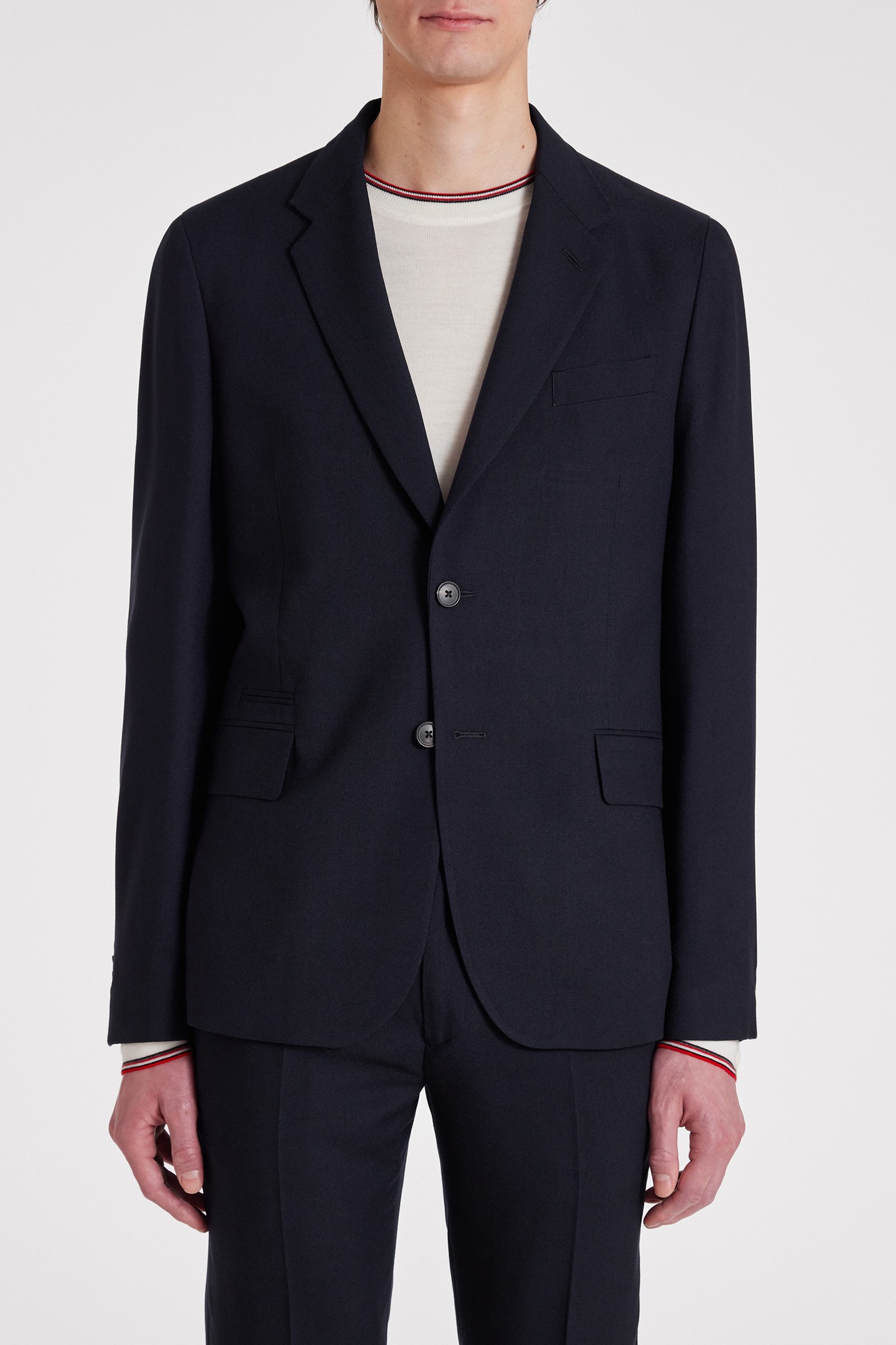 Paul Smith Mens 2 Button Jacket Very Dark Navy Maat: 52 | Colberts Outlet | Heren | Blauw