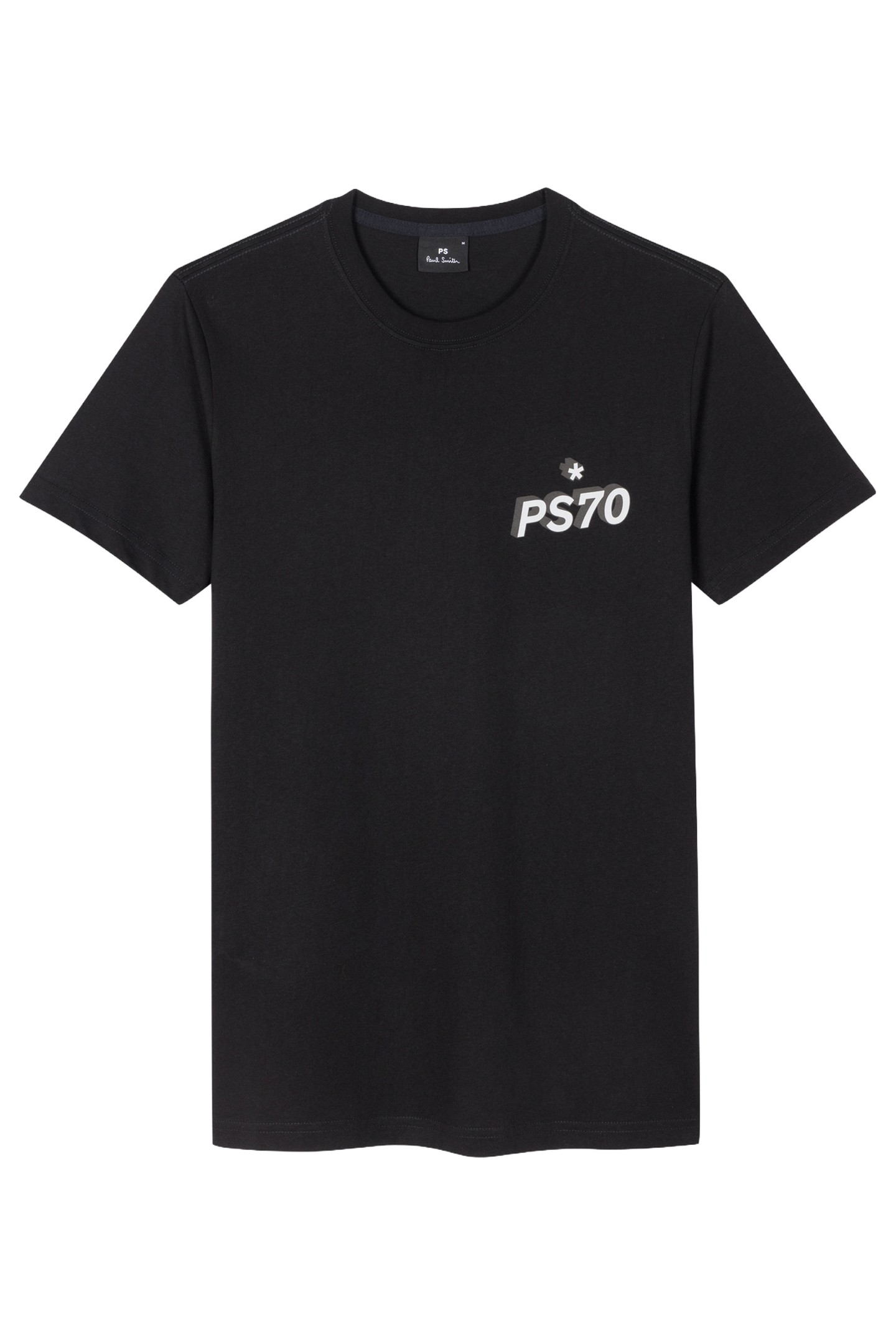 Paul Smith Mens Slim Fit T Shirt Ps70 Black Maat: S | Basic T-Shirts Outlet | Heren | Zwart
