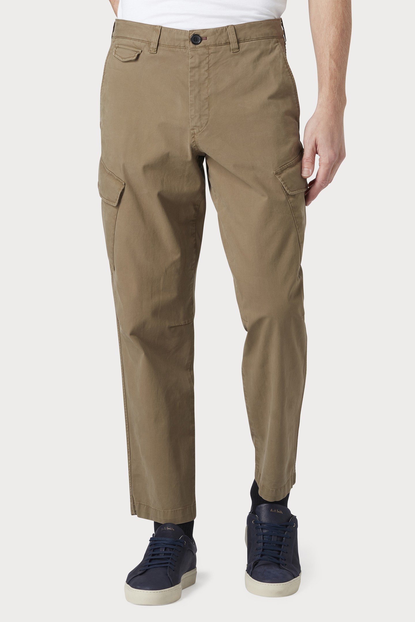 Paul Smith Mens Cargo Trouser Bs Zebra Brown Maat: W29 R | Cargobroeken Outlet | Heren | Bruin