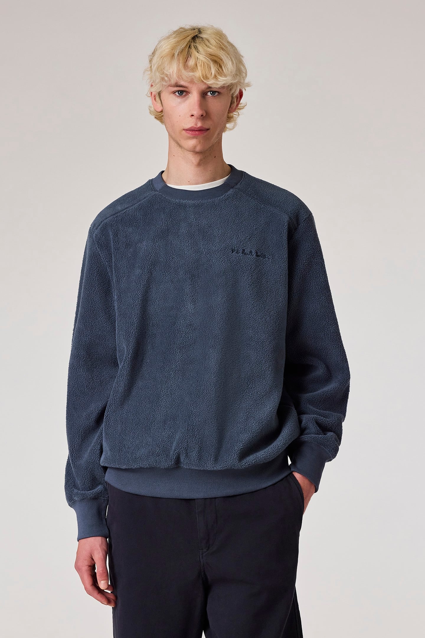 Paul Smith Mens Cn Sweatshirt Slate Maat: XXL | Sweaters Outlet | Heren | Blauw