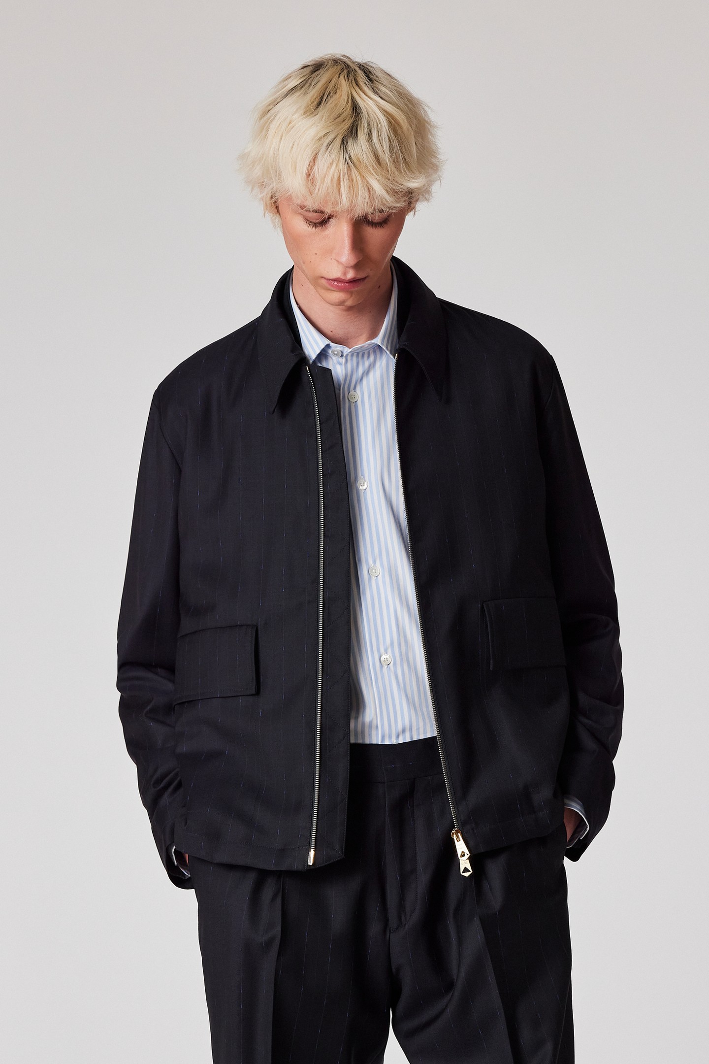 Paul Smith Mens Regular Fit Jacket Very Dark Navy Maat: XL | Lichte Jassen Outlet | Heren | Blauw