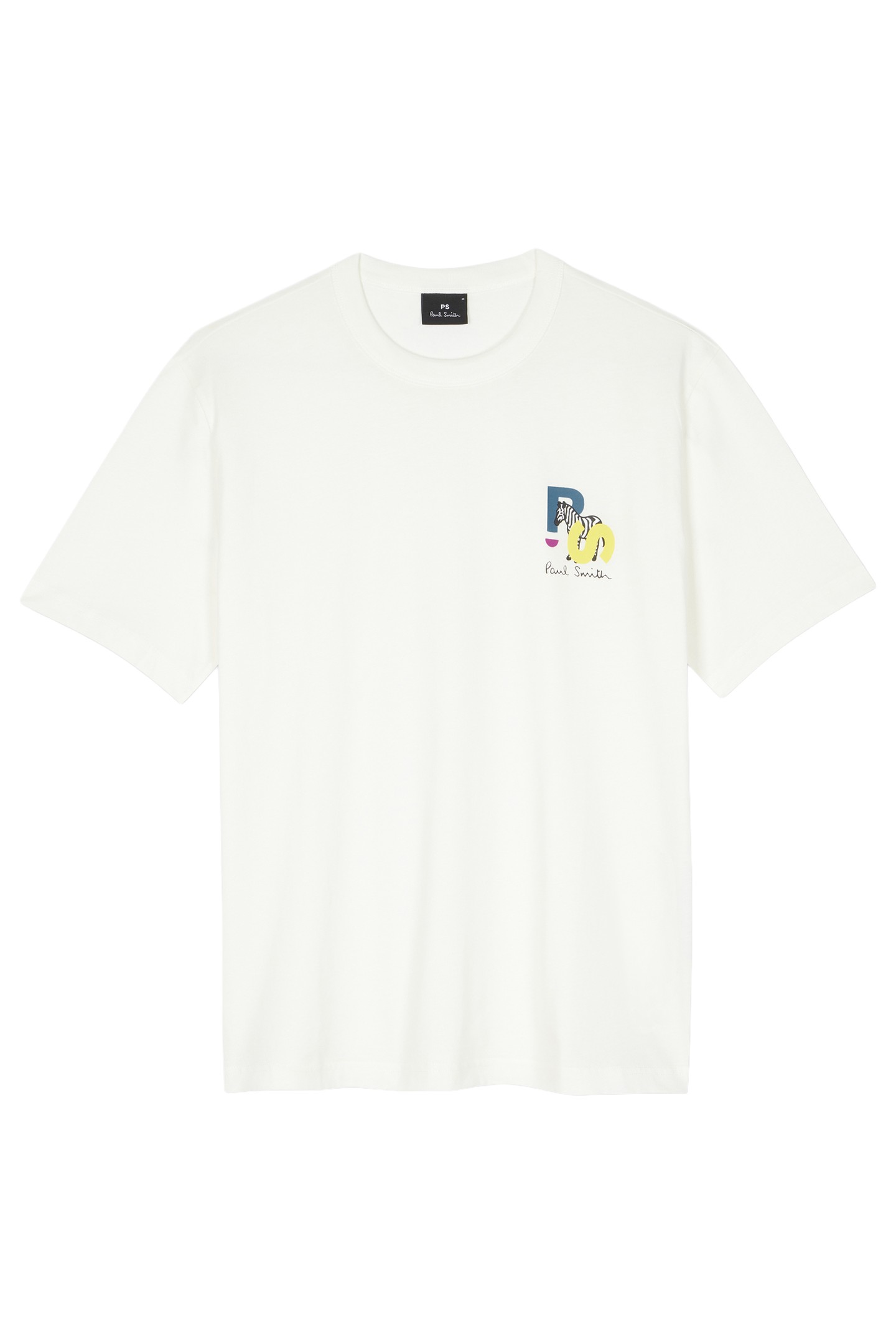 Paul Smith Mens Ss Tshirt Pszebra Black Größe: L | Bedruckte T-Shirts Outlet | Herren | Schwarz