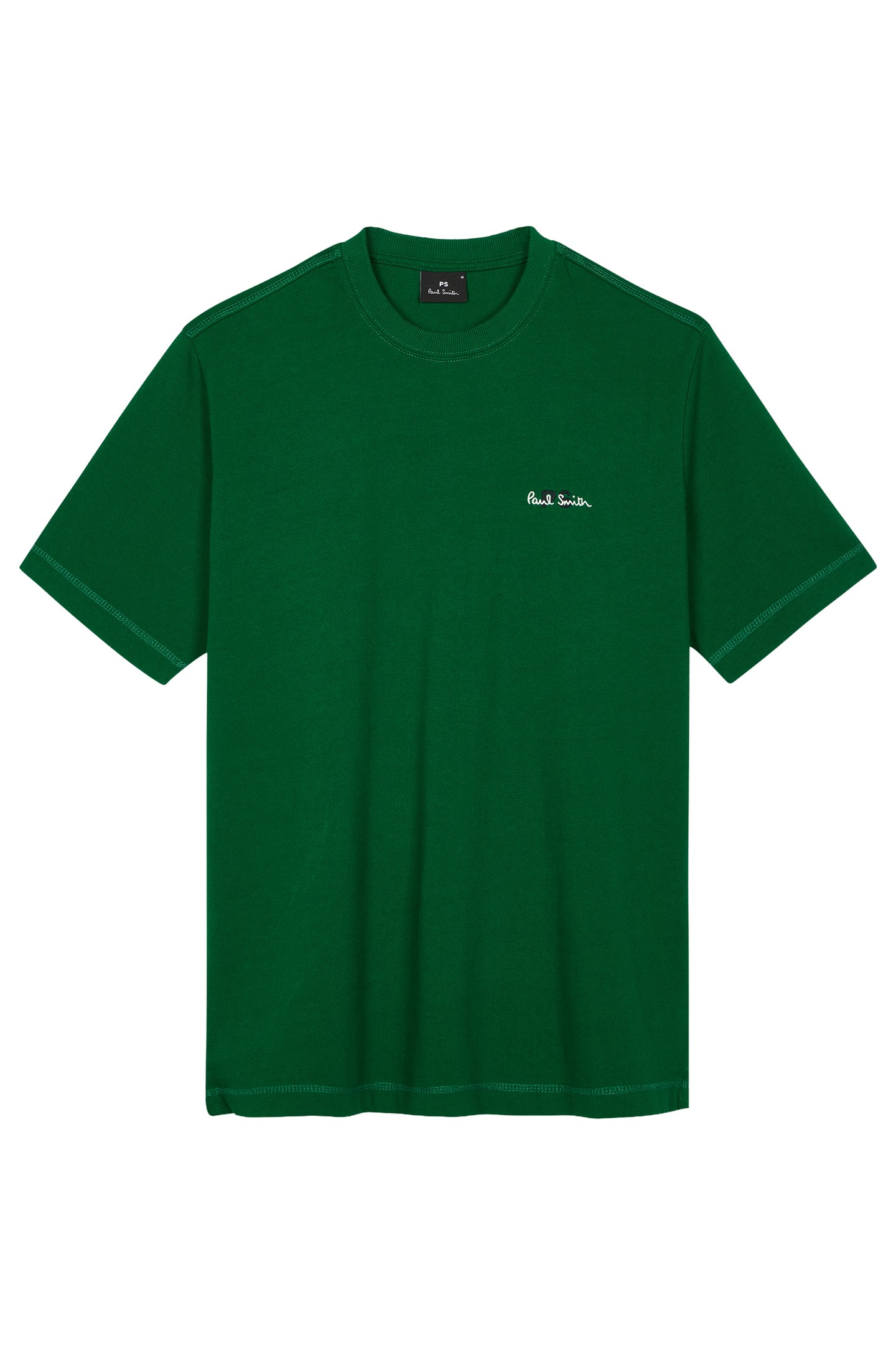 Paul Smith Mens Reg Fit Ss Tshirt Emerald Green Maat: L | Basic T-Shirts Outlet | Heren | Groen
