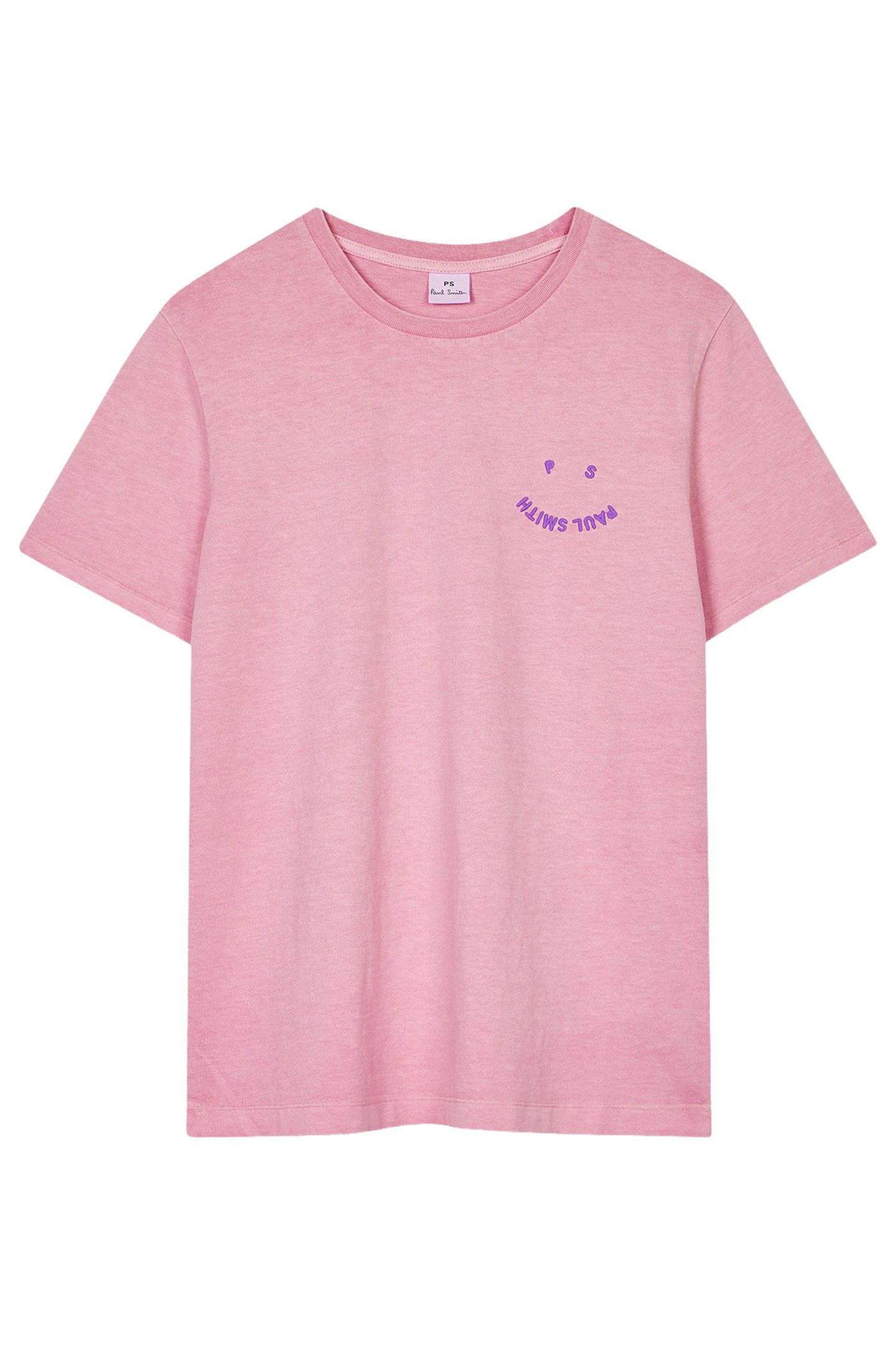 Paul Smith Womens Tshirt Ps Happy Light Purple Maat: S | Tops Outlet | Dames | Roze