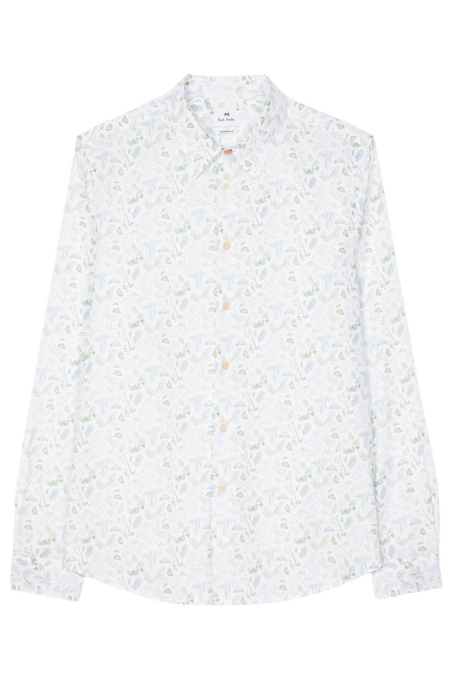 Paul Smith Mens Ls Tailored Fit Shirt White Maat: XL | Casual Overhemden Outlet | Heren | Wit