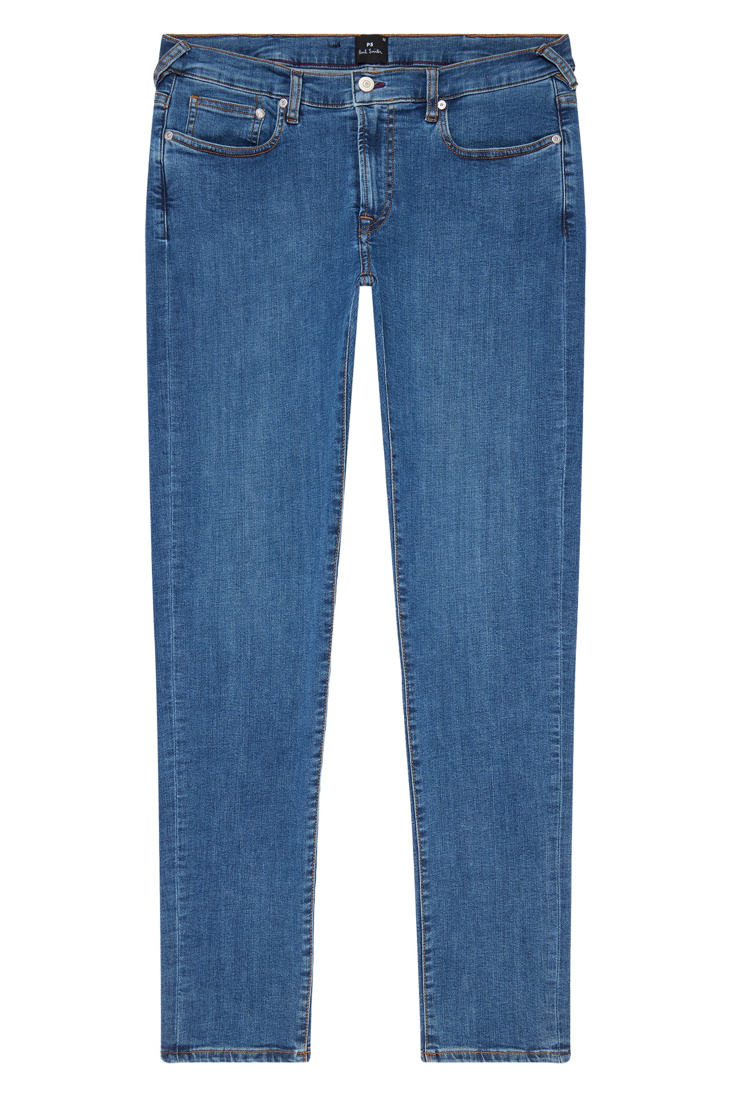 Paul Smith Mens Slim Fit Jean Blue Over Dyed Maat: W38 S | Slim Jeans Outlet | Heren | Blauw
