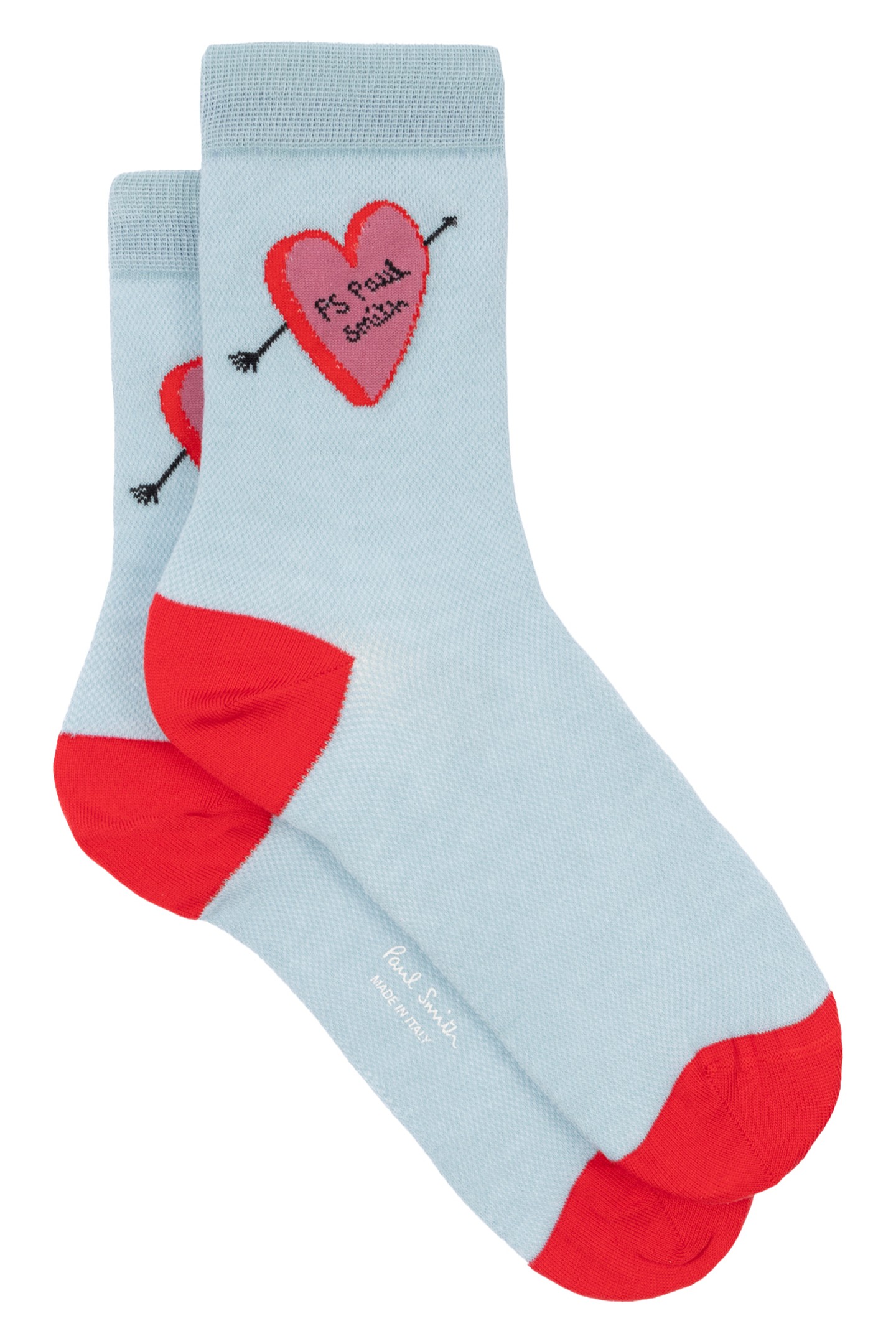 Paul Smith Women Sock Glinda Heart Aw24 Turquoise Maat: OS | Slipjes Outlet | Dames | Blauw