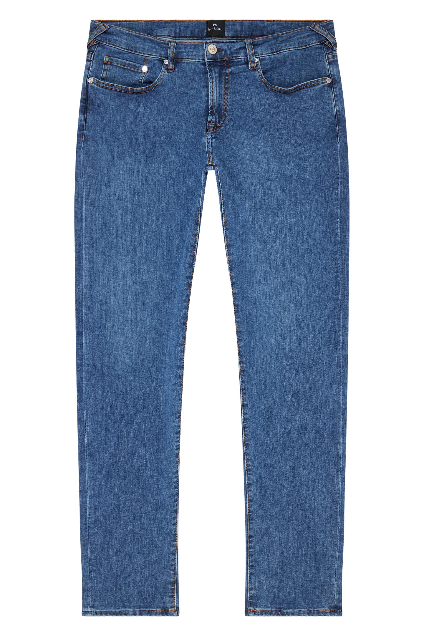 Paul Smith Mens Tapered Fit Jean Medium Base Maat: W38 S | Straight Jeans Outlet | Heren | Blauw